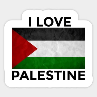 I LOVE PALESTINE Sticker